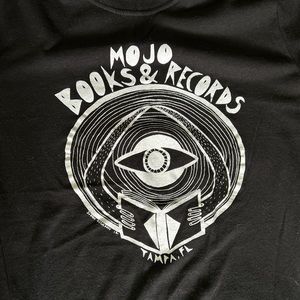 Mojo books and records shirt